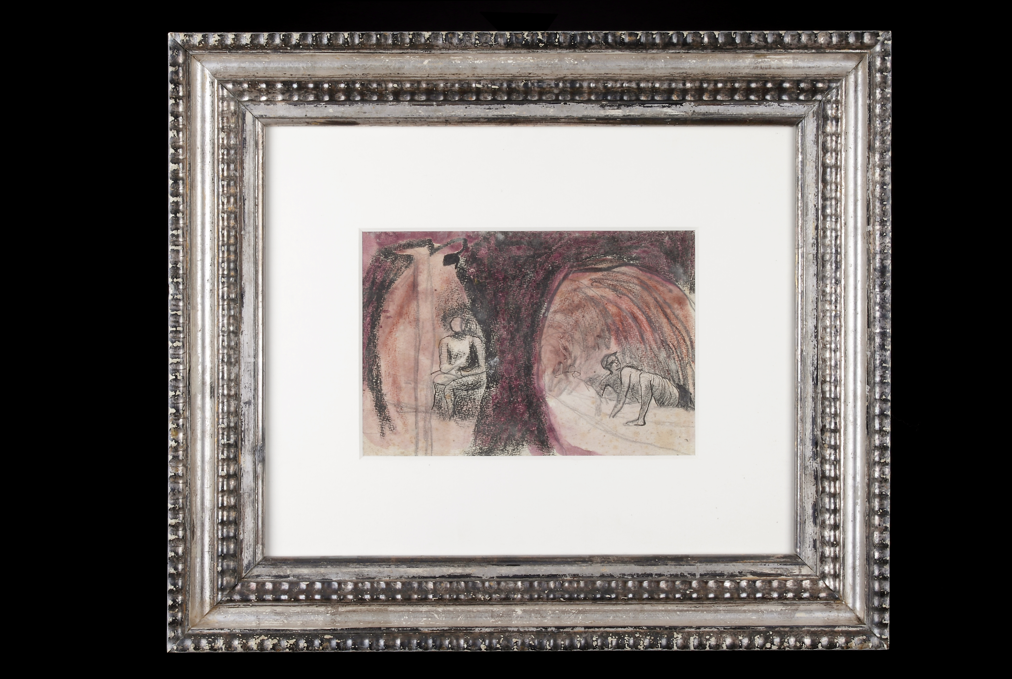 Graham Sutherland (1903 - 1980)  Untitled ‘Miners in Two Tunnels’ 